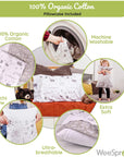 Organic Cotton Toddler Pillow & Pillowcase