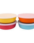 Bamboo Bowls with Lids (Set of 4) – 15 oz