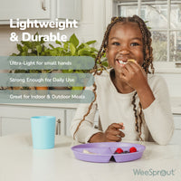 Bamboo Divided Plates (Set of 4)