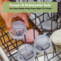 Plastic Baby Food Storage Containers (Set of 12)