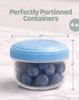 Plastic Baby Food Storage Containers (Set of 12)