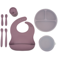 Baby-Led Weaning Silicone Feeding Bundle - 10 piece set