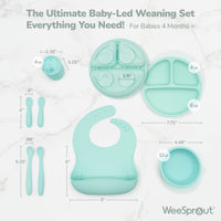 Baby-Led Weaning Silicone Feeding Bundle - 10 piece set