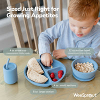 Baby-Led Weaning Silicone Feeding Bundle - 10 piece set