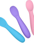 Baby-Led Weaning Silicone Spoons – Set of 3 with travel case