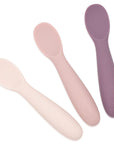 Baby-Led Weaning Silicone Spoons – Set of 3 with travel case