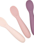 Baby-Led Weaning Silicone Spoons – Set of 3 with travel case