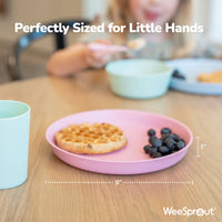 Bamboo Plates with Lids (Set of 4)