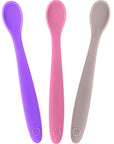 First Stage Infant Feeding Spoons – Set of 3 with Carrying Case