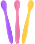 First Stage Infant Feeding Spoons – Set of 3 with Carrying Case