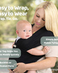 Baby Wrap Carrier – One Size Fits All
