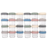 Glass Baby Food Storage Jars – 4 oz (Set of 24)