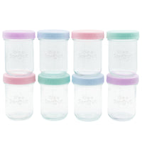 Glass Baby Food Storage Jars – 4 oz, 8 oz, or Mixed Sets