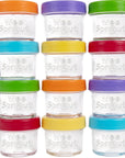 Glass Baby Food Storage Jars – 4 oz (Set of 12)