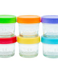Glass Baby Food Storage Jars – 4 oz (Set of 6)