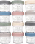 Glass Baby Food Storage Jars – 4 oz (Set of 12)