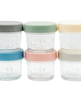 Glass Baby Food Storage Jars – 4 oz (Set of 6)