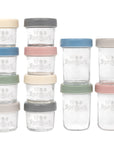 Glass Baby Food Storage Jars – 4 oz & 8 oz Mixed Set (12-Pack)