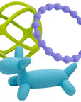 Silicone Teether Set – Dog, Ball & Ring (3 Pack)