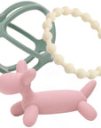 Silicone Teether Set – Dog, Ball & Ring (3 Pack)