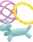 Silicone Teether Set – Dog, Ball & Ring (3 Pack)