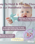 Silicone Teether Set – Dog, Ball & Ring (3 Pack)