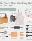 Little Chef Kids Cooking Set – 14 Pieces