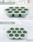 Silicone Baby Food Freezer Tray – 1.5 oz Sections