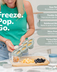 Silicone Baby Food Freezer Tray – 1.5 oz Sections