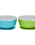 Silicone Suction Bowls with Lids – 12 oz (Set of 2)