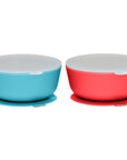 Silicone Suction Bowls with Lids – 12 oz (Set of 2)
