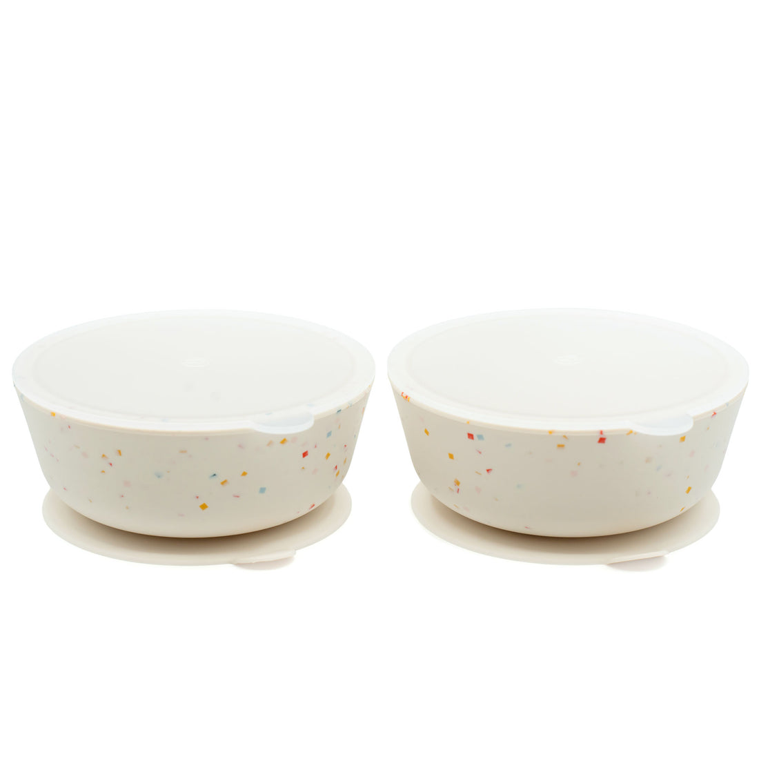 Silicone Suction Bowls with Lids – 12 oz (Set of 2)