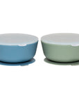 Silicone Suction Bowls with Lids – 12 oz (Set of 2)