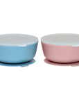 Silicone Suction Bowls with Lids – 12 oz (Set of 2)