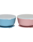 Silicone Suction Bowls with Lids – 12 oz (Set of 2)