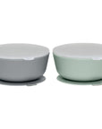 Silicone Suction Bowls with Lids – 12 oz (Set of 2)