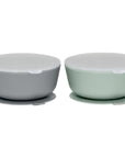 Silicone Suction Bowls with Lids – 12 oz (Set of 2)
