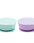Silicone Suction Bowls with Lids – 12 oz (Set of 2)