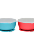Silicone Suction Bowls with Lids – 12 oz (Set of 2)