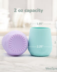 Silicone Mini Cup for Babies – 2 oz (Set of 2)