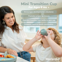 Silicone Mini Cup for Babies – 2 oz (Set of 2)