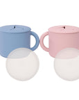 Silicone Snack Cups – Set of 2 with Lids