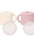 Silicone Snack Cups – Set of 2 with Lids