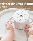 Silicone Snack Cups – Set of 2 with Lids
