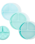 Silicone Suction Plates – Set of 3 (Lid Option Available)