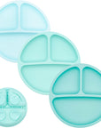 Silicone Suction Plates – Set of 3 (Lid Option Available)