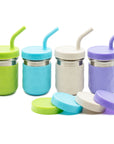 3-in-1 Stainless Steel Cups for Kids – 8 oz or 12 oz (Set of 4)