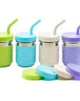 3-in-1 Stainless Steel Cups for Kids – 8 oz or 12 oz (Set of 4)