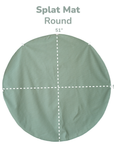 Waterproof Splat Mat – Round or Square (51")
