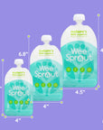 Reusable Food Pouches – Available in 3.4 oz, 5 oz, 7 oz (original)